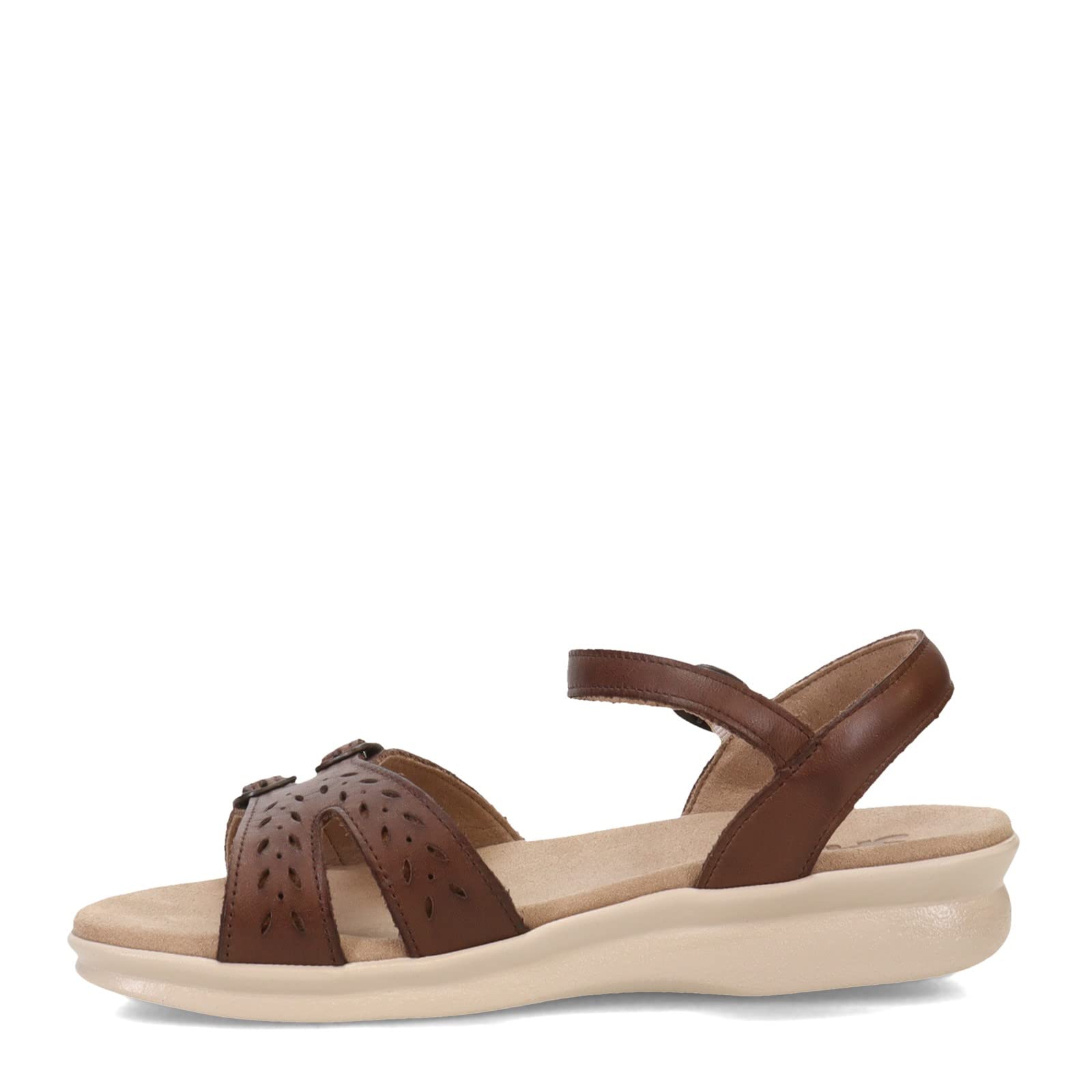 SAS Women's Comfortable Flat Sandals - Breathable & Supportive Summer Shoes for Walking, Travel & Casual Outfits