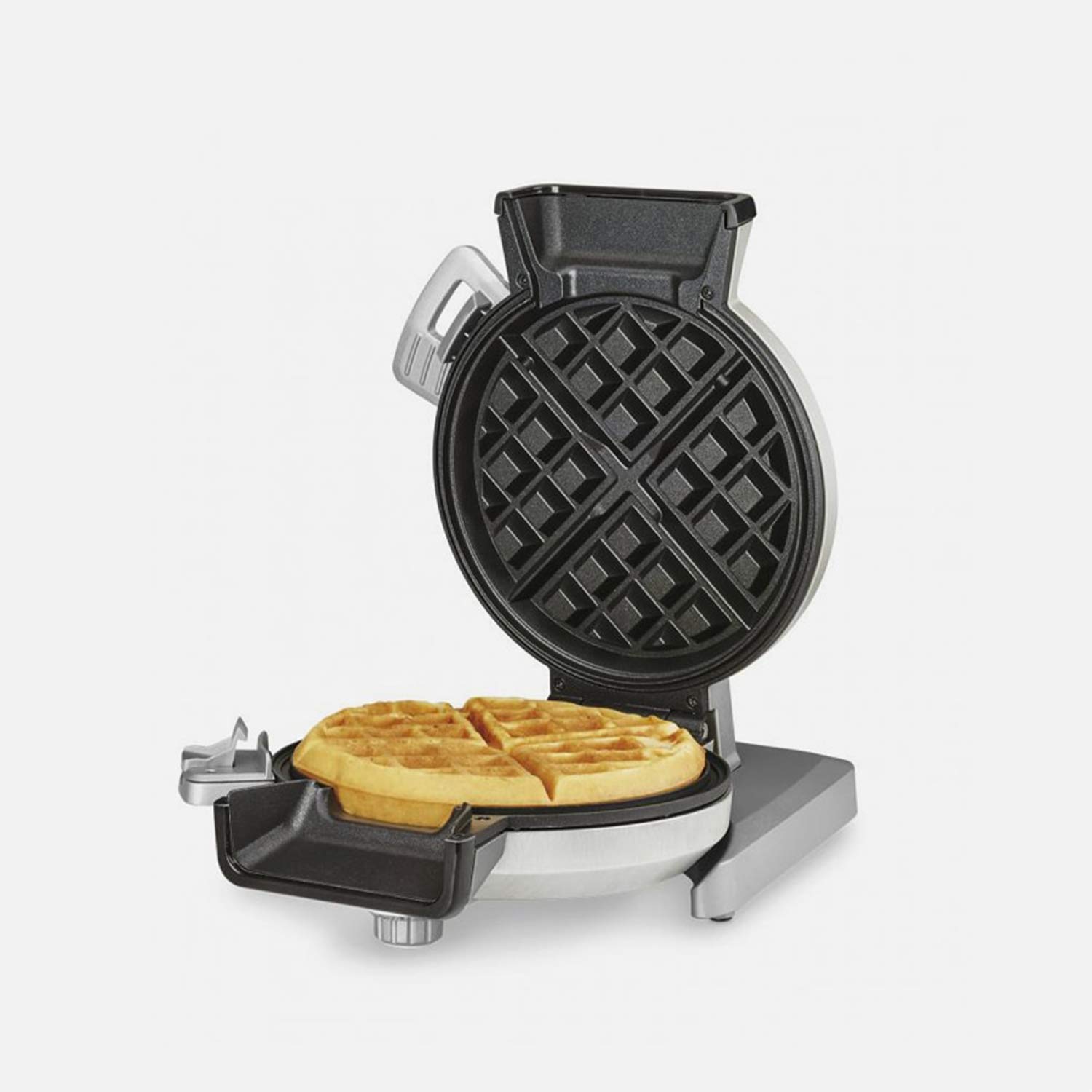 Cuisinart VWM-200PC1FR Stainless Steel Vertical Waffle Maker - Professional Belgian Waffle Iron for Home & Restaurant Use - Perfect for Breakfast, Brunch & Desserts (Renewed)