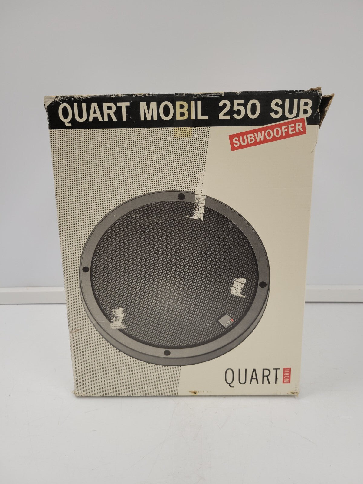 QM250 10-Inch 3-Quart Mobile Subwoofer - High Power Bass for Car Audio & Home Theater Systems | Perfect for Music Lovers & Movie Enthusiasts