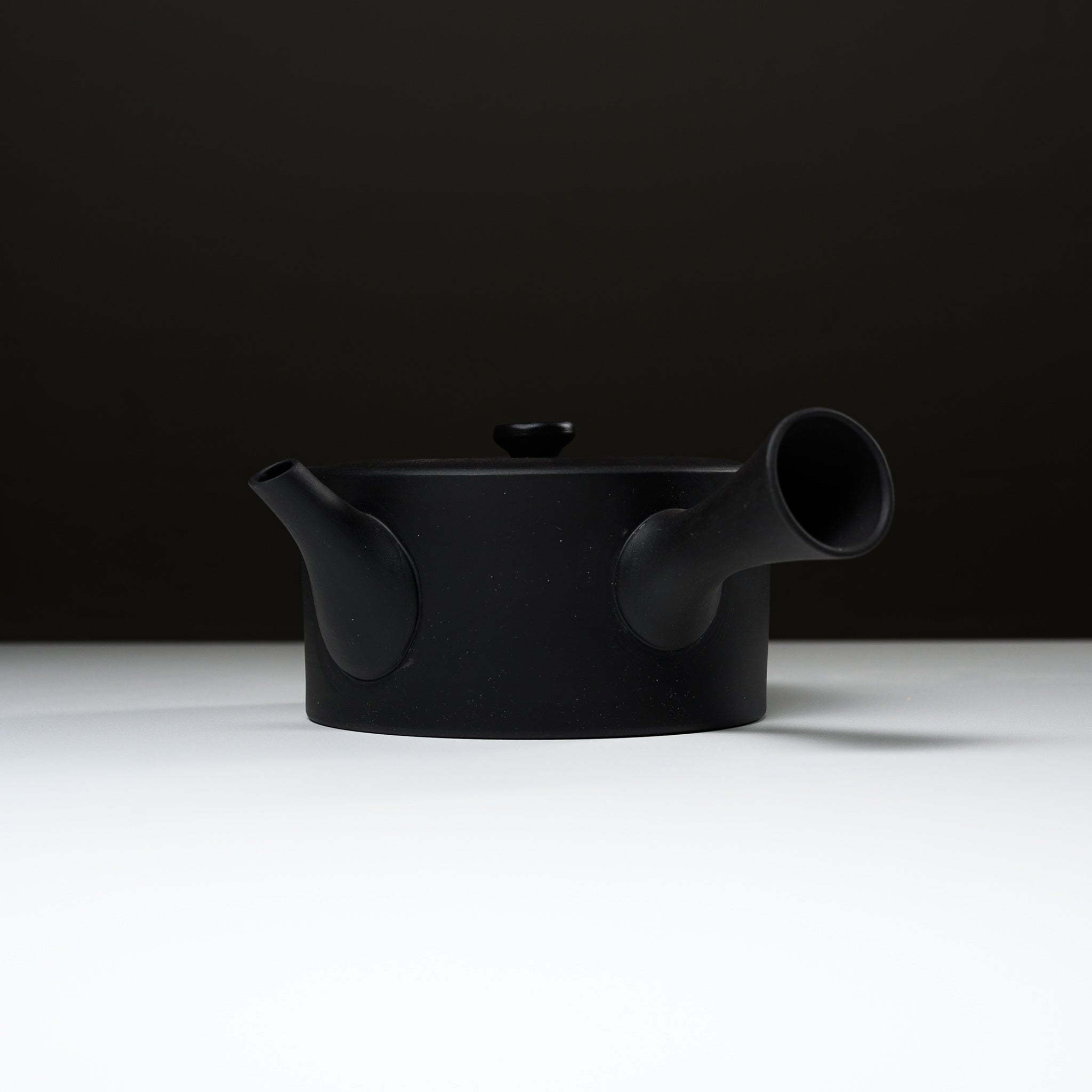 Premium Tokoname Ware Teapot - JINSUI IROIRO Black 460ml Japanese Cast Iron Kyusu for Green Tea - Perfect for Home, Office & Tea Ceremonies