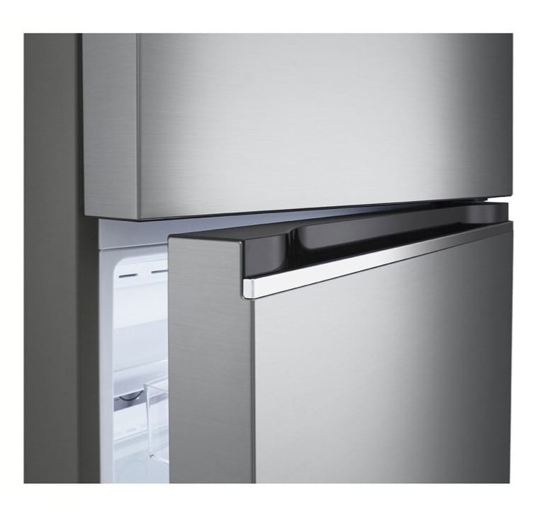 LG 18Cu Ft Smart Inverter Refrigerator in Silver - Energy Efficient French Door Fridge with GNB 562GVEP Compressor | Perfect for Modern Kitchens & Open Floor Plans