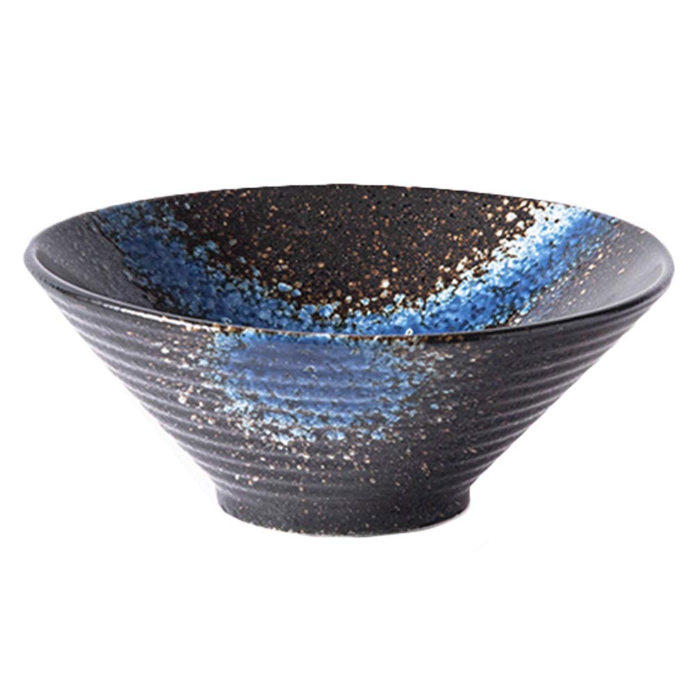 DOITOOL 1pc Japanese Style Ceramic Soup Bowl - Classic Noodle Bowl for Ramen, Udon & Miso Soup - Elegant Tableware for Dining, Restaurants & Home Kitchen Use