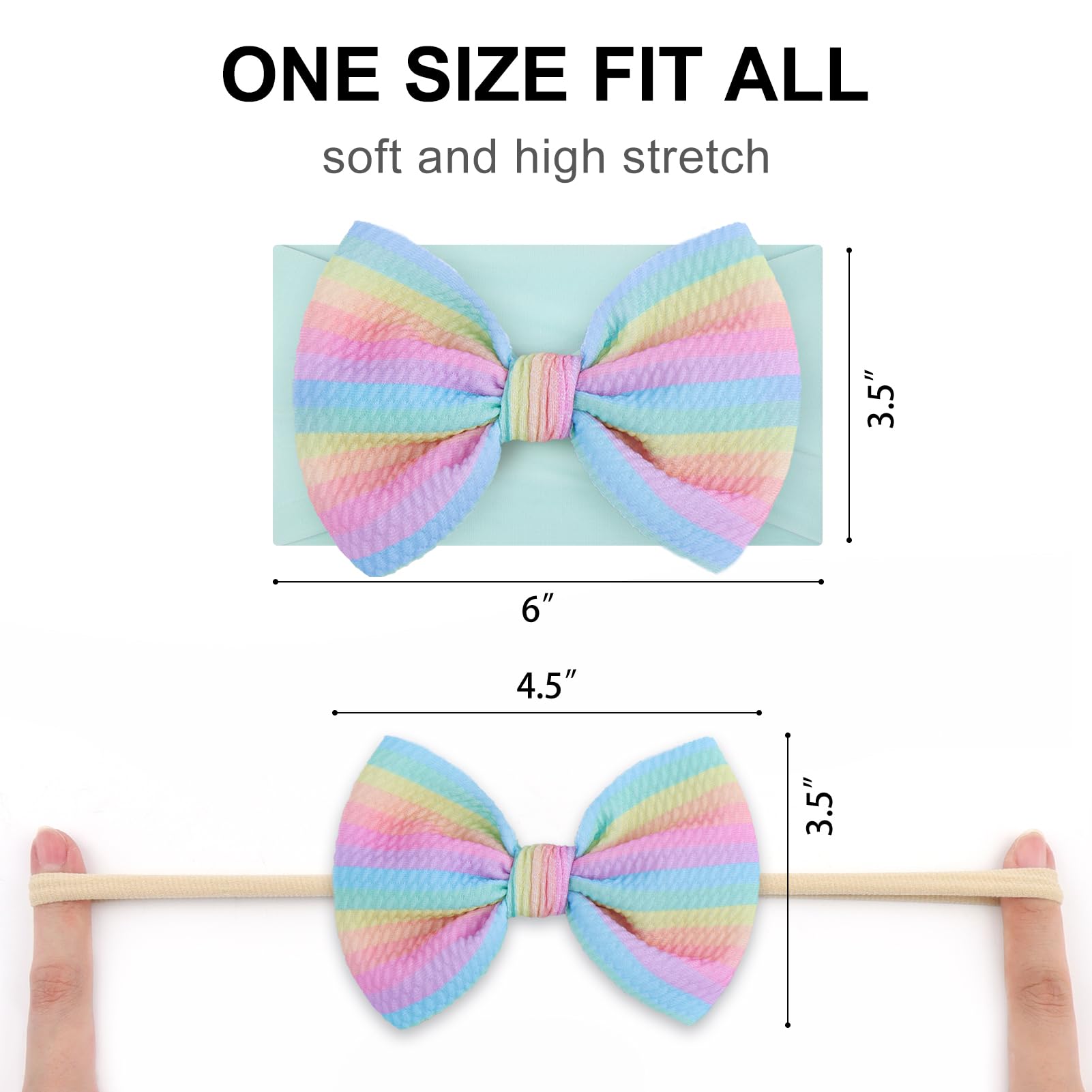 Handmade Baby Headbands with 4.5