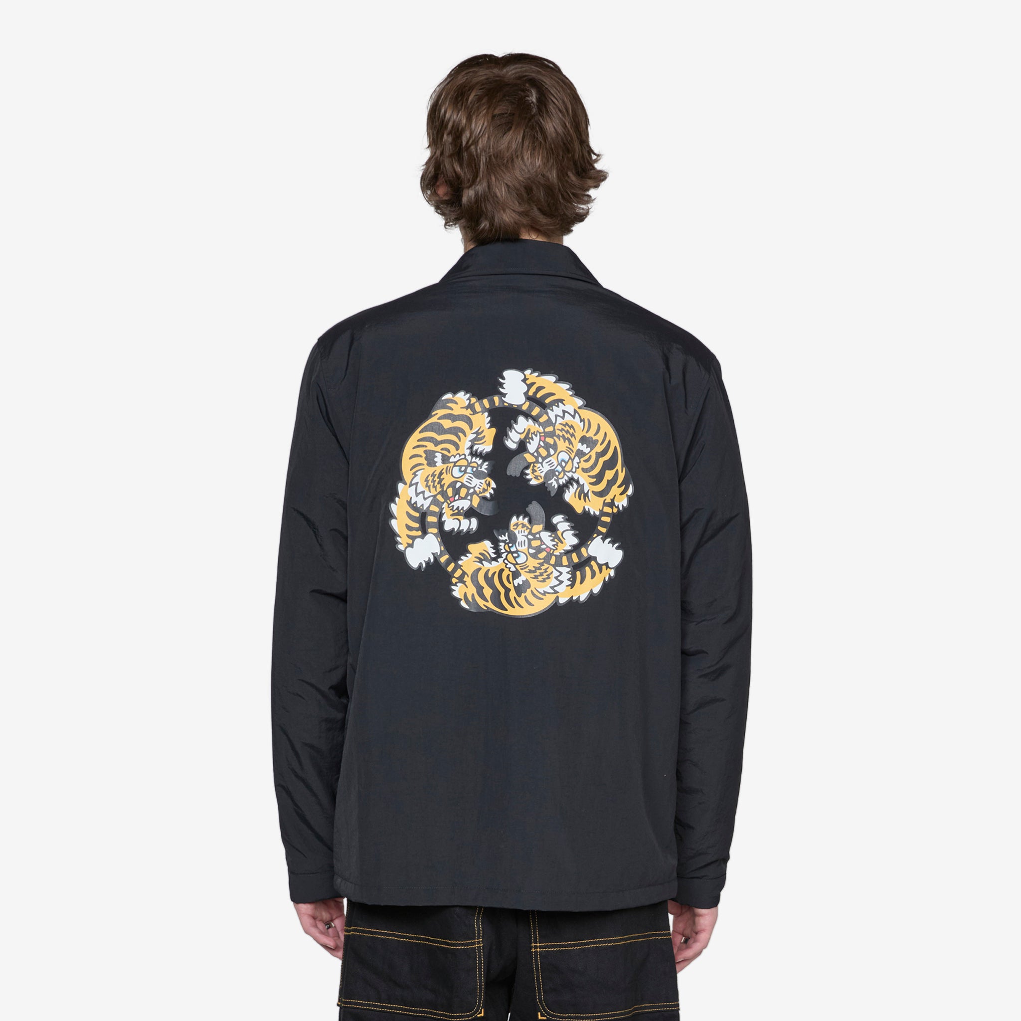 KENZO VERDY MARKET Heavy Coach Jacket - Black | Streetwear Fashion for Men & Women | Perfect for Urban Outfits & Casual Wear