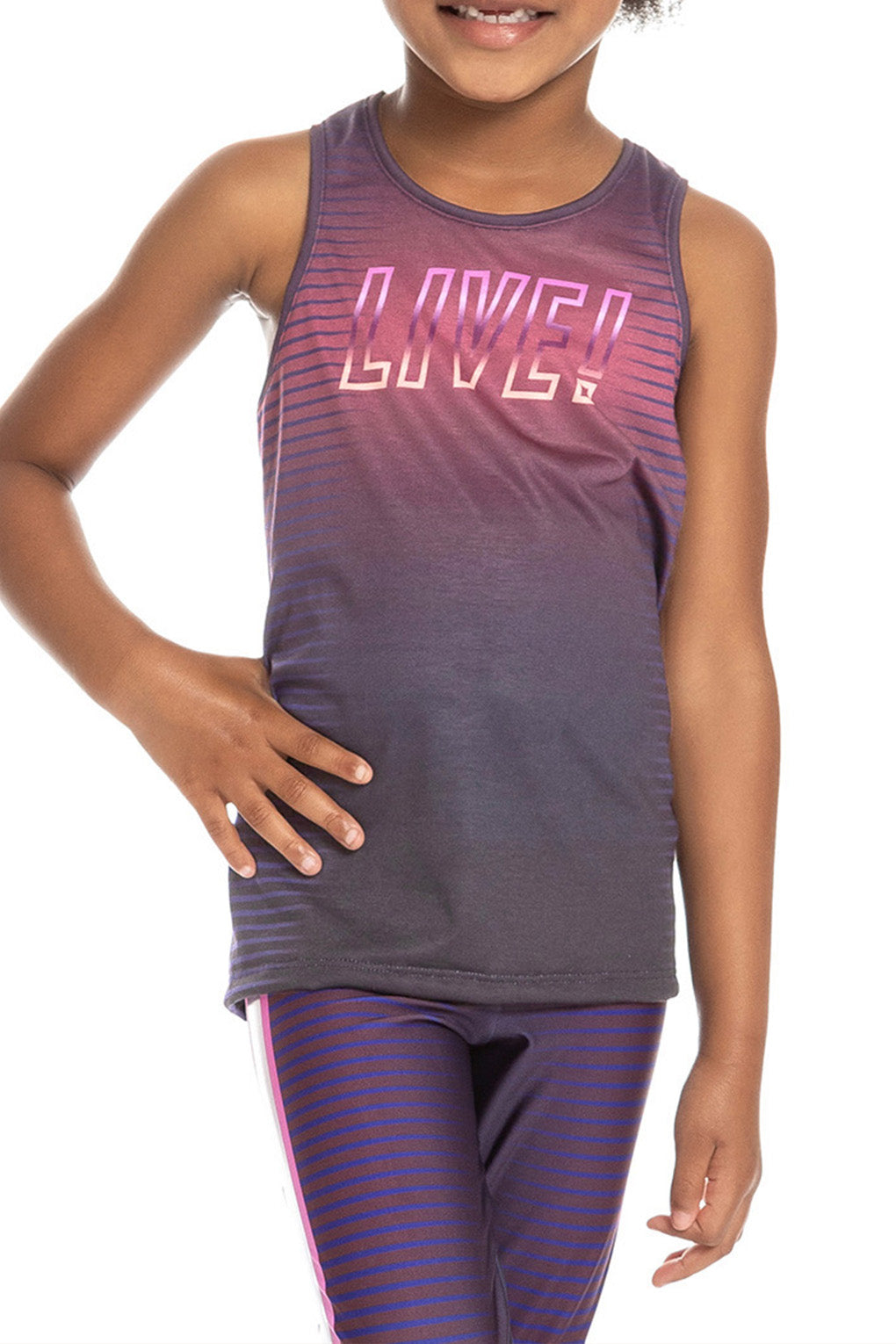 Ultimate Live! Kids Tank Top - Comfortable & Stylish Cotton T-Shirt for Boys & Girls - Perfect for Playtime, School & Outdoor Activities