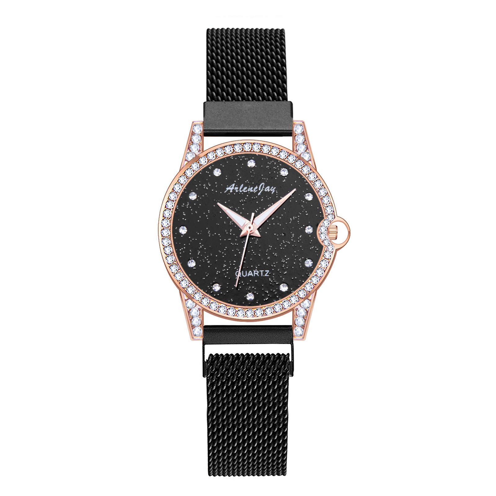 Elegant Ladies Fashion Quartz Watch with Stainless Steel Strap - Blue Analog Wristwatch for Women | Perfect for Office, Casual Wear & Special Occasions