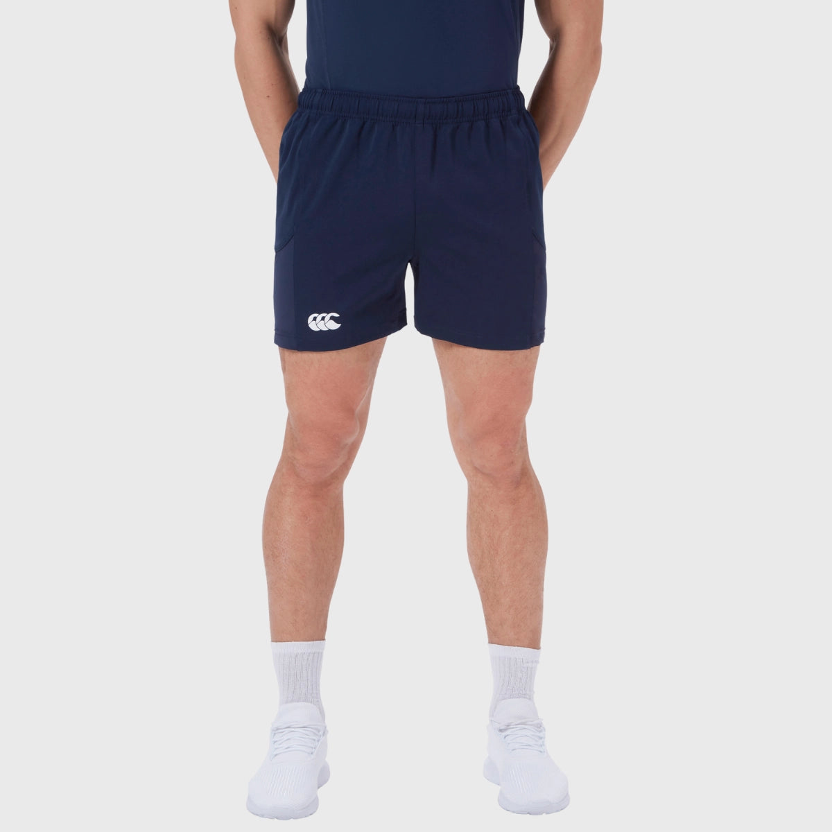 Canterbury Men's Advantage Rugby Shorts 2.0 - Navy Blue Performance Rugby Shorts for Training & Matches | Breathable & Durable Athletic Wear