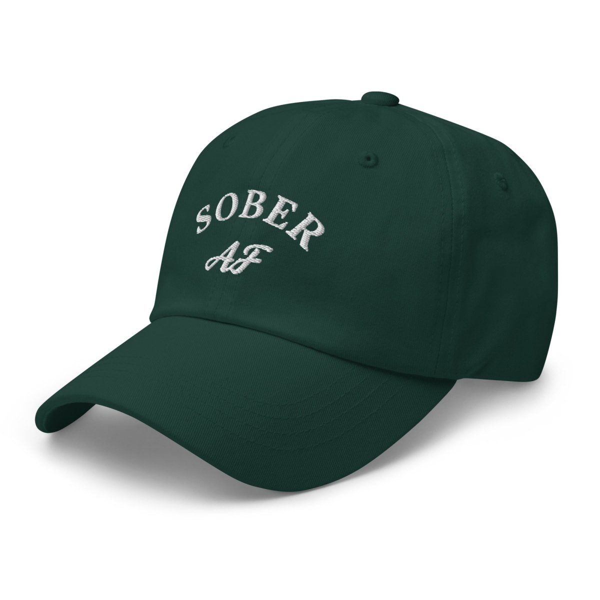 Sober AF Dad Hat - Bold & Inspirational Sobriety Gift for Men & Women - Perfect for AA Meetings, Recovery Celebrations & Sober Life