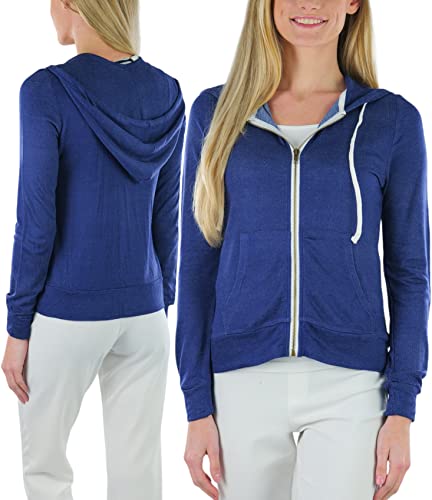Denim Like W/ Kangaroo Pocket - Dark Blue