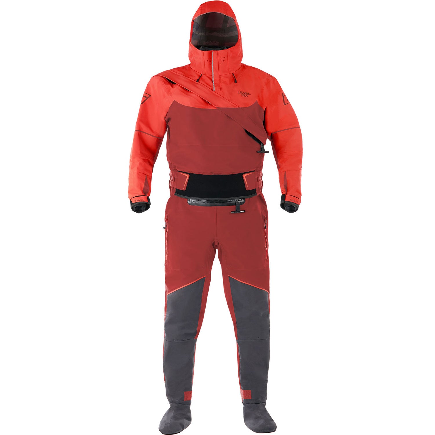 Level Six Fjord Dry Suit for Kayaking & Water Sports - Waterproof & Breathable Fishing Gear for Cold Weather Adventures