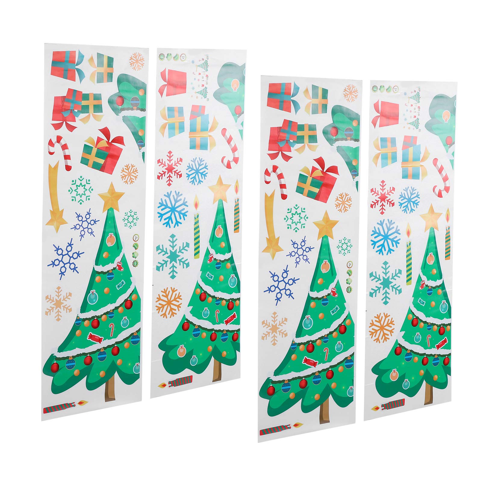 CUIFATI Christmas Window Clings - Durable PVC Holiday Decals for Windows, Glass Doors & Refrigerators | Perfect for Home, Office & Holiday Decorations