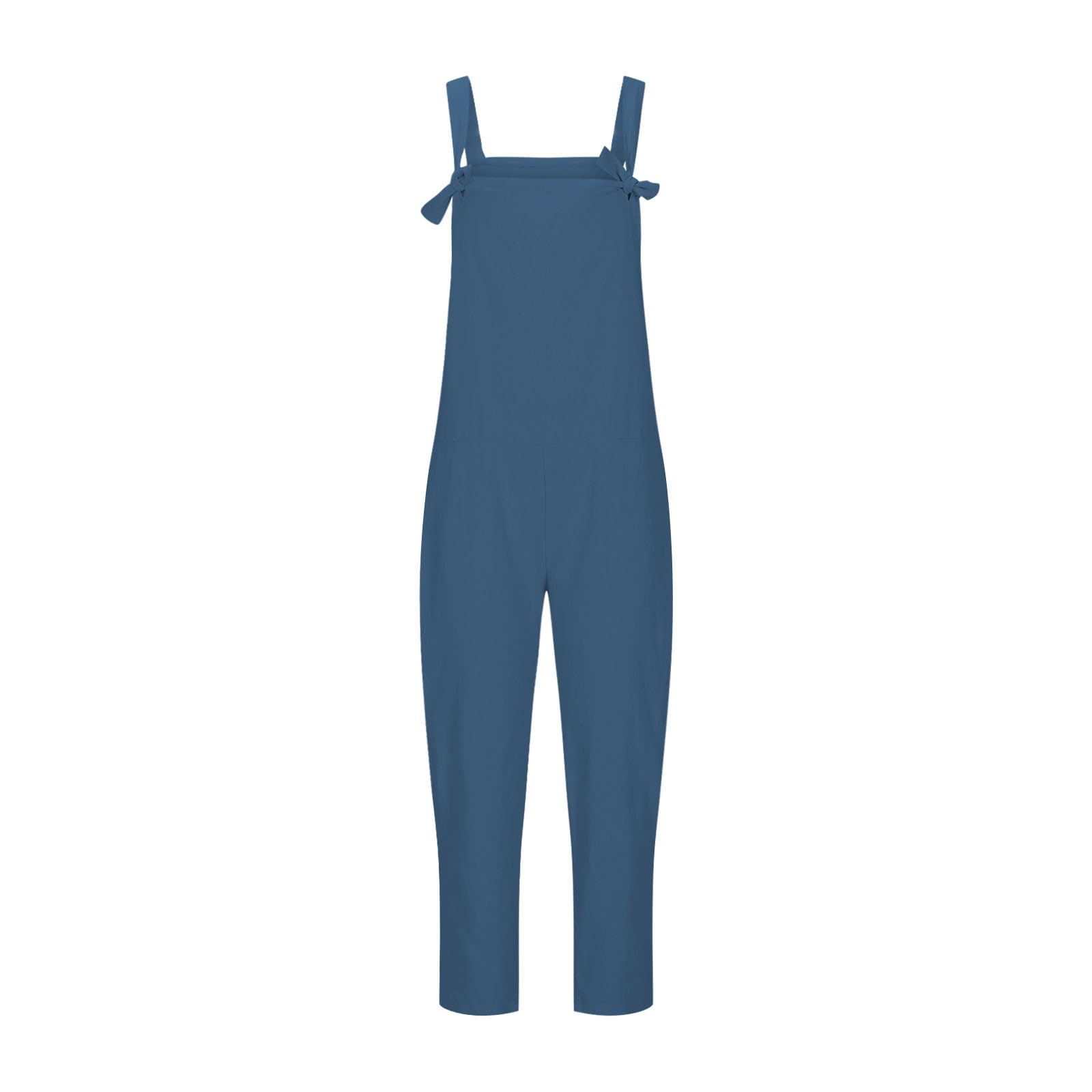Women's Sleeveless Jumpsuit - Casual Loose Romper with Pockets | Summer Outfits & Travel Wear