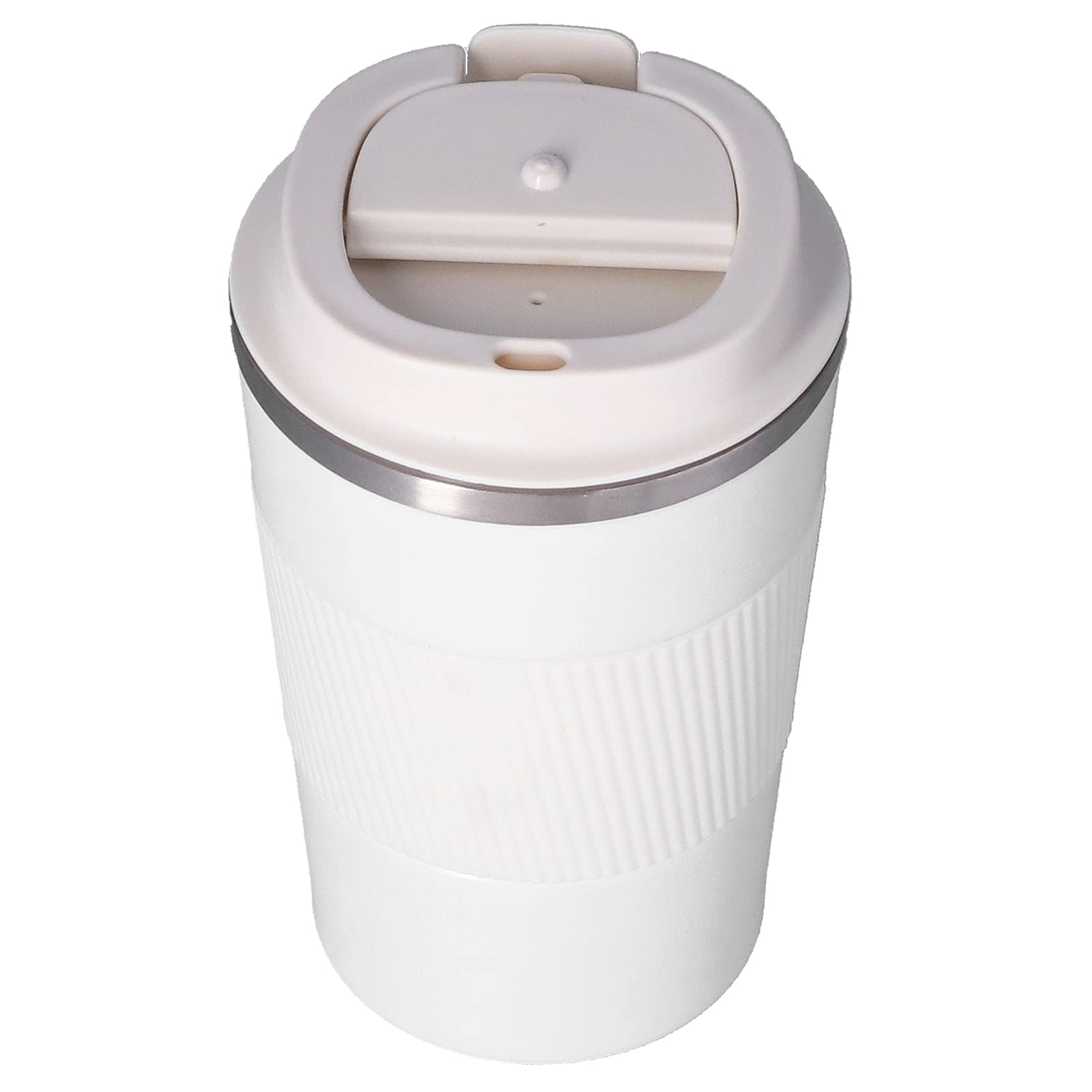 Vacuum Insulated Coffee Mug 380ml - Stainless Steel Travel Thermos, Leak-Proof & Portable for Home, Office, Car & Outdoor Use | Keeps Hot/Cold for Hours | Perfect for Commuting, Camping & Daily Coffee Lovers