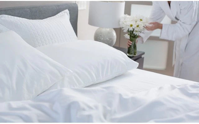 14 Inch Deep Pocket Sheet Set - Soft Breathable Bed Sheets for Queen Size Mattress - Perfect for Home, Hotel, and Dorm Room Use