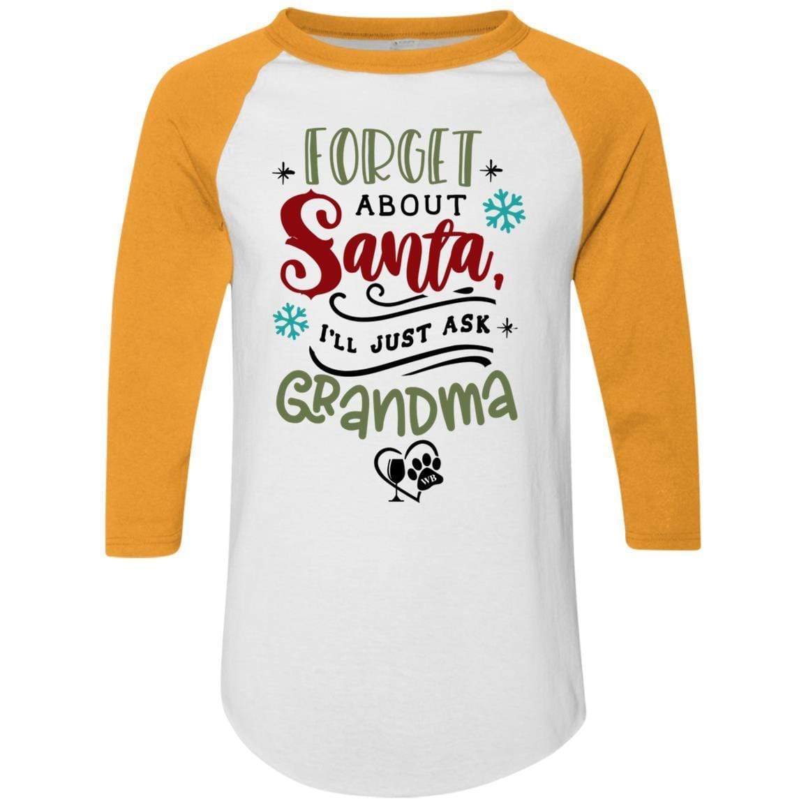 WineyBitches.Co Colorblock Raglan Jersey - Women's Trendy Baseball Tee for Casual Wear & Night Out