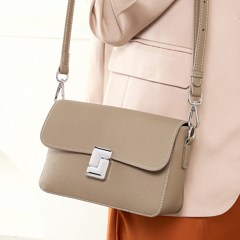 Premium Genuine Leather Crossbody Shoulder Bag for Women - Stylish & Durable Handbag for Work, Travel & Everyday Use
