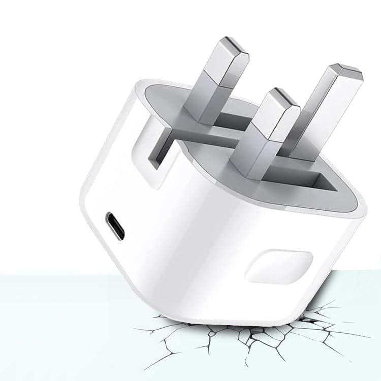 20W USB-C PD Fast Charger for iPad Air 11/13 (2022-2025) & iPad Pro 11/13 (2024) - Foldable Wall Adapter with Quick Charge - Perfect for Home, Office & Travel Use