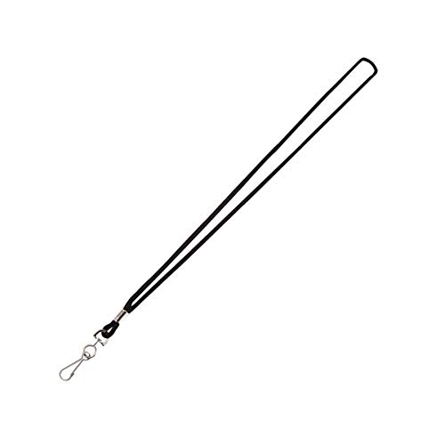 Office Depot 10-Pack Black Lanyards for ID Badges & Keys