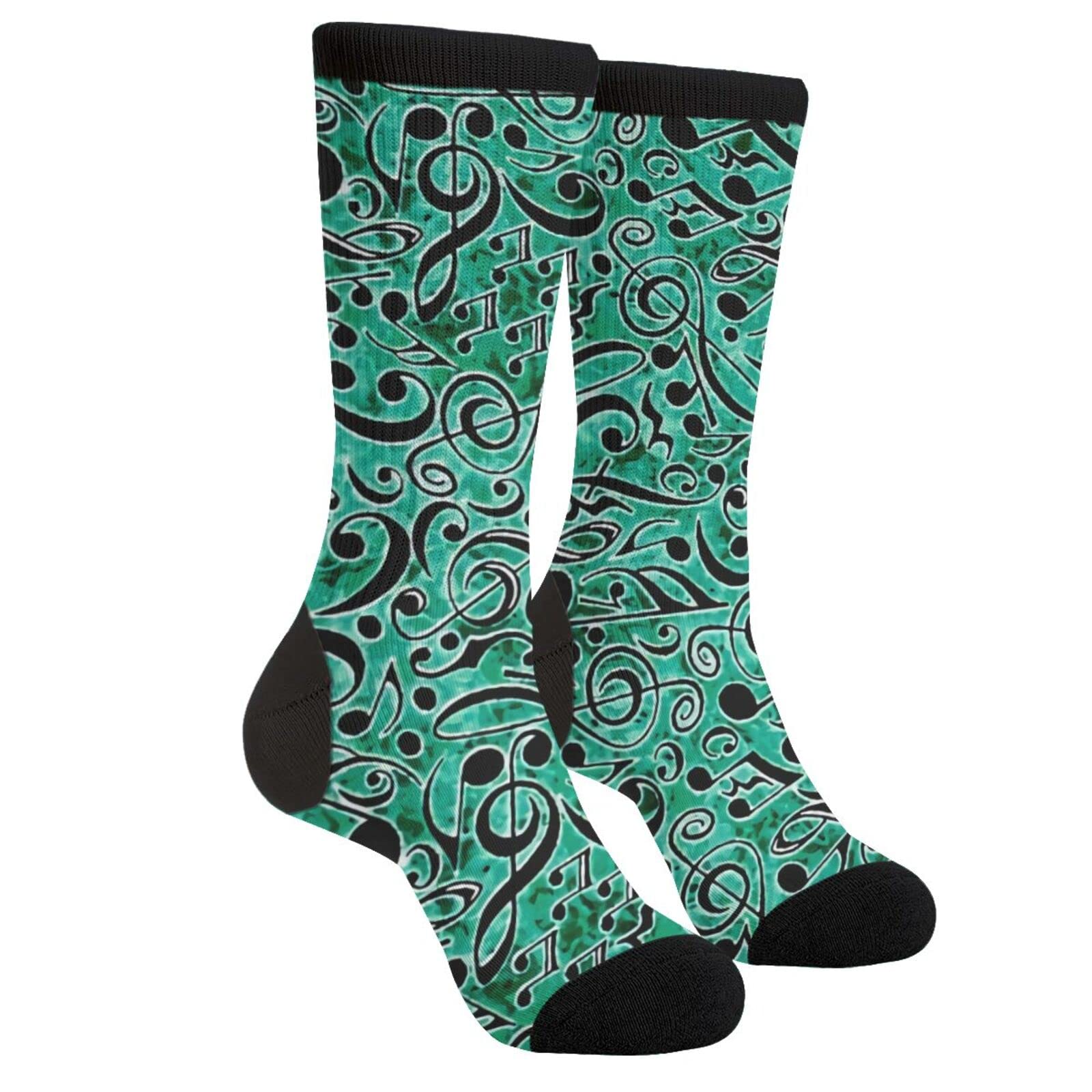 Funny Crazy Novelty Crew Tube Socks for Men & Women - Casual Athletic Sport Dress Socks - Perfect for Costume Parties, Gifts & Everyday Wear