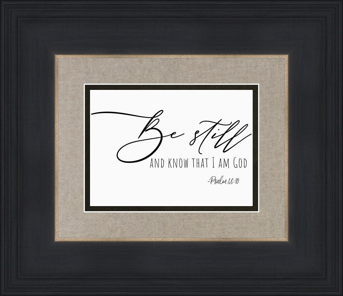 Be Still By Paige Tilly - Inspirational Wall Art Decor for Home & Office - Perfect for Living Room, Bedroom or Gift Giving