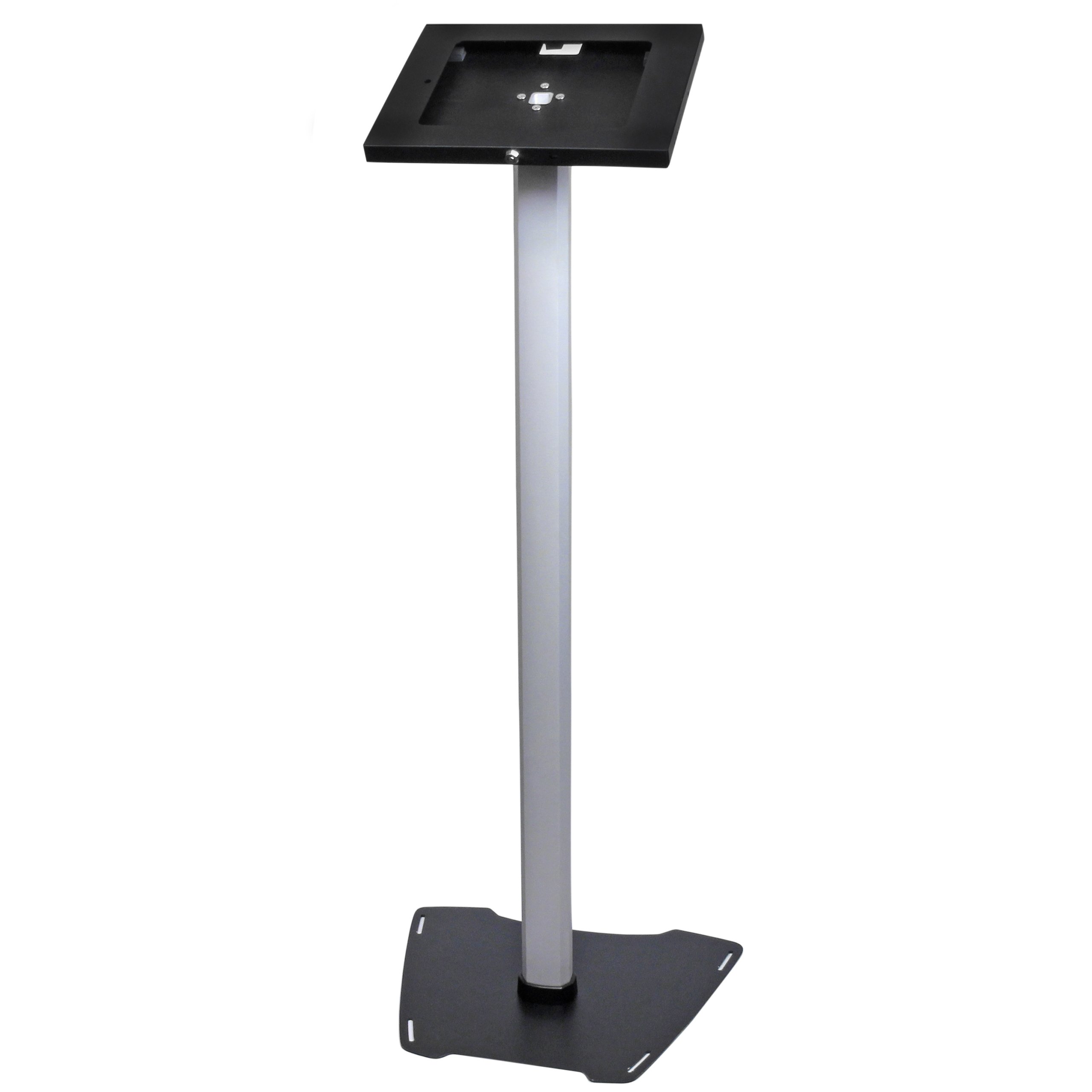 Secure Tablet Floor Stand with Anti-Theft Lock - Heavy Duty Metal Mount for 9.7