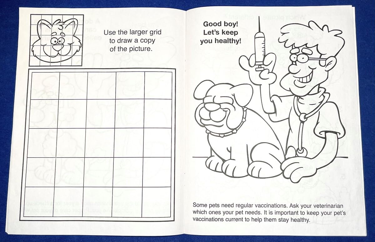 ZOCO Custom Kids Coloring Books - 250 Bulk Pack Without Crayons | Veterinary Coloring Activities for Children | Fun Educational Gifts for Kids, Birthday Parties & Veterinary Clinic Waiting Rooms