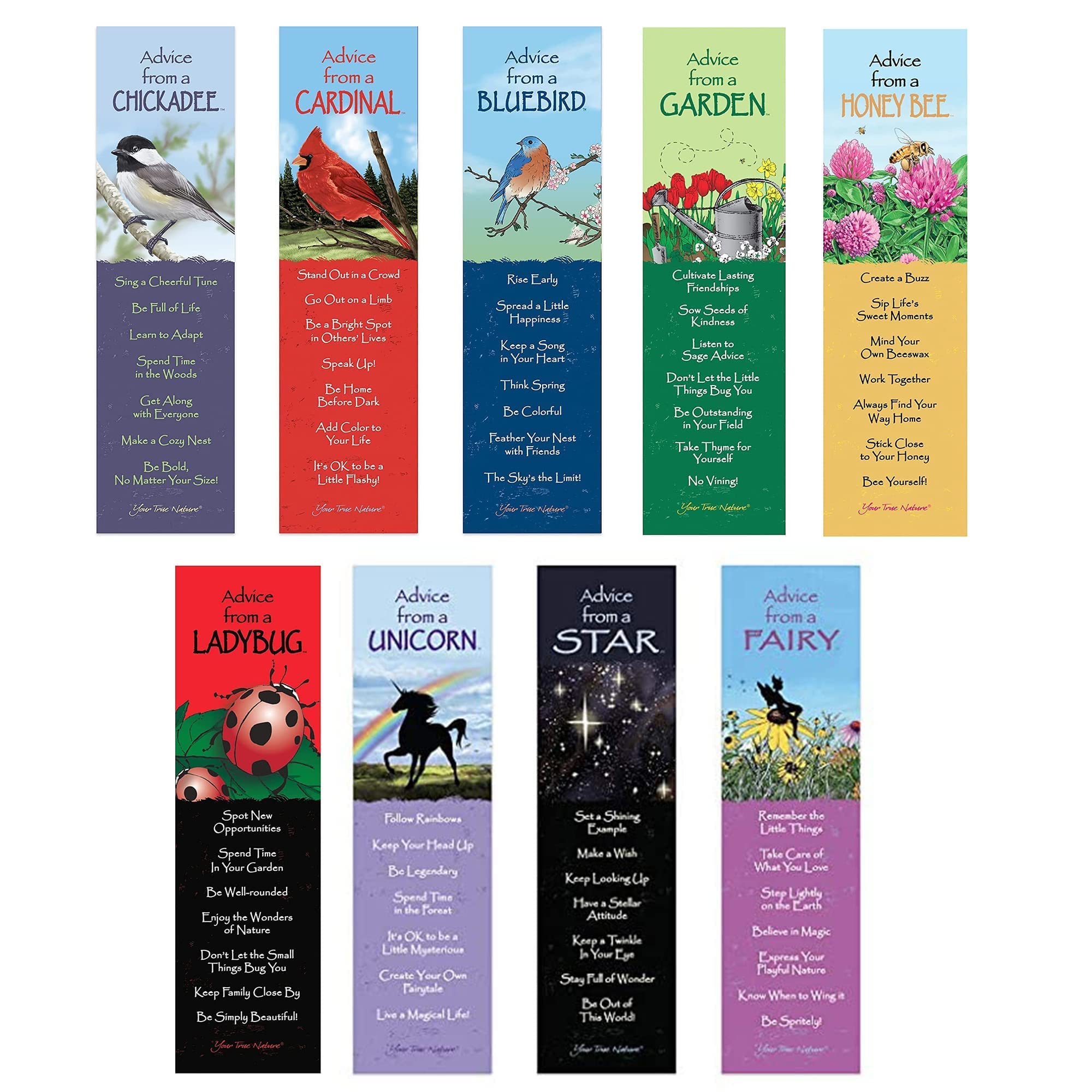Nature-Inspired Backyard Bookmark Set - 9 Unique Designs for Book Lovers | Perfect for Reading Outdoors, Gifts & Book Clubs