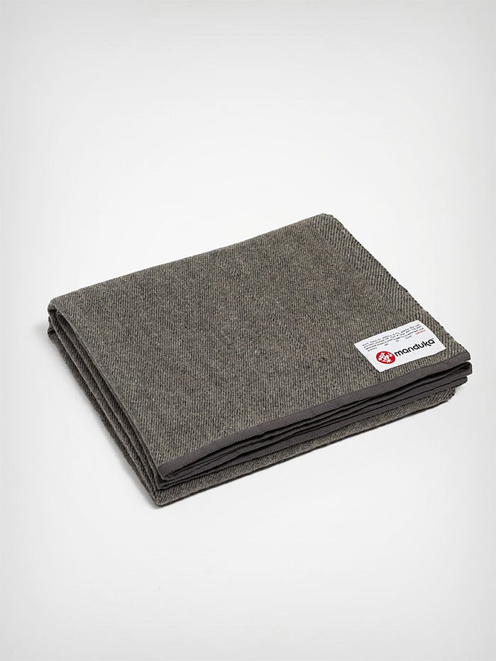 Eco-Friendly Manduka Recycled Wool Blanket for Yoga, Meditation & Cozy Home Decor - Soft & Sustainable Throw for Couch, Bed & Outdoor Use