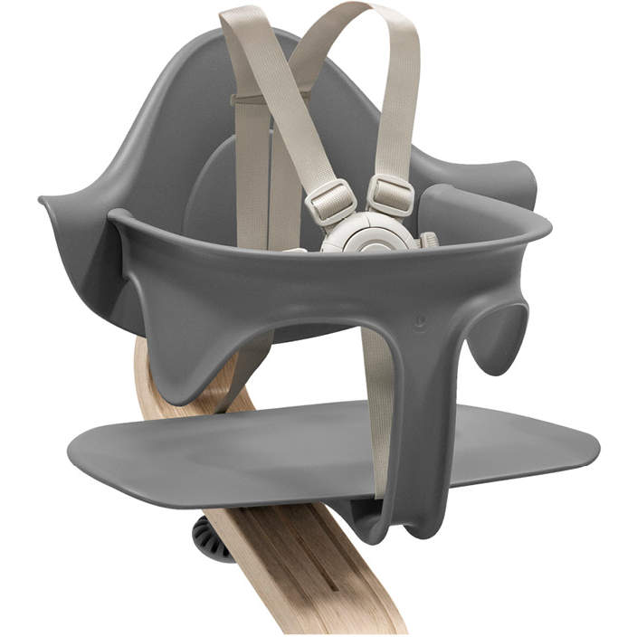 Stokke Nomi High Chair Bundle - Adjustable Baby Feeding Chair with Tray | Modern Ergonomic Design for Infants & Toddlers | Perfect for Dining Room, Kitchen & Restaurant Use