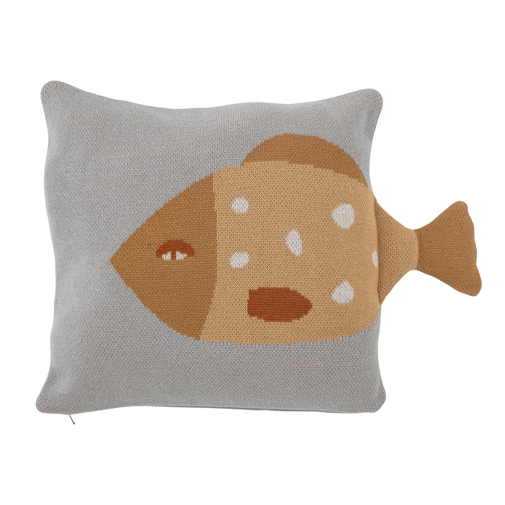 Bloomingville Mini LARLE Soft Plush Toy Cushion - OEKO-TEX® Certified Cotton Pillow - Blue - Perfect for Nursery Decor, Kids Room & Cozy Home Accents