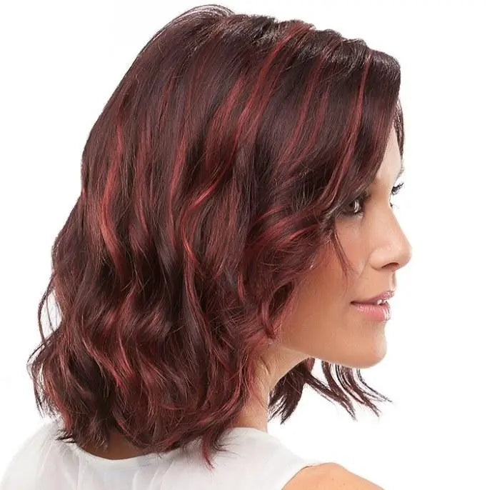 Scarlett Lace Front Large Cap Wig - Natural Looking Human Hair Wig for Women with Adjustable Straps | Perfect for Cosplay, Daily Wear, and Special Occasions