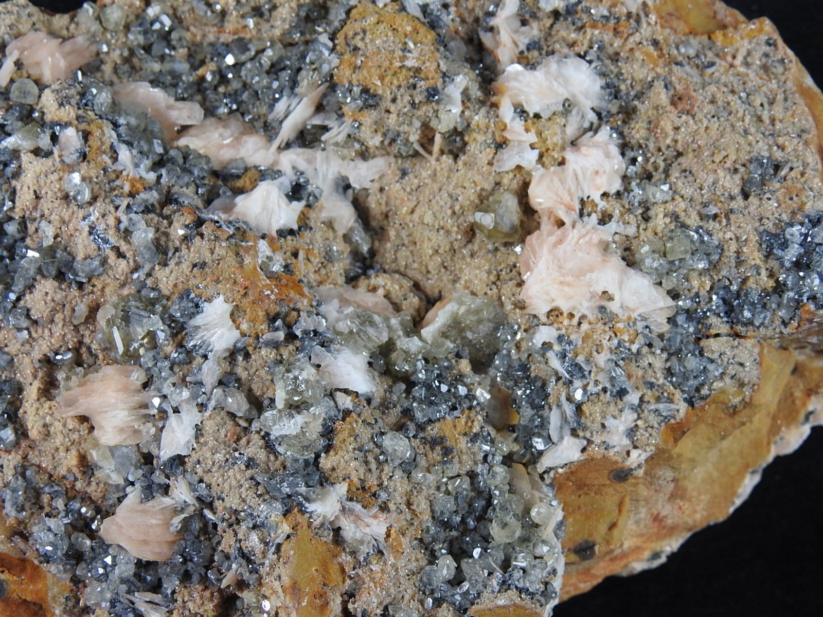 Natural Cerussite, Galena & Barite Mineral Specimen - Rare Crystal Collection for Geology Enthusiasts & Home Decor