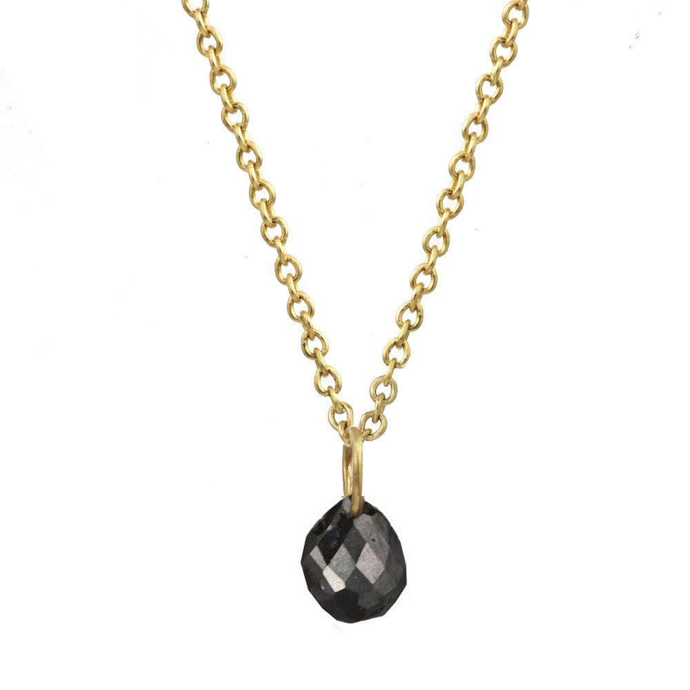 Black Diamond Constellation Necklace in 14K Yellow Gold - Elegant Zodiac Jewelry for Women, Perfect for Birthdays, Anniversaries & Special Occasions