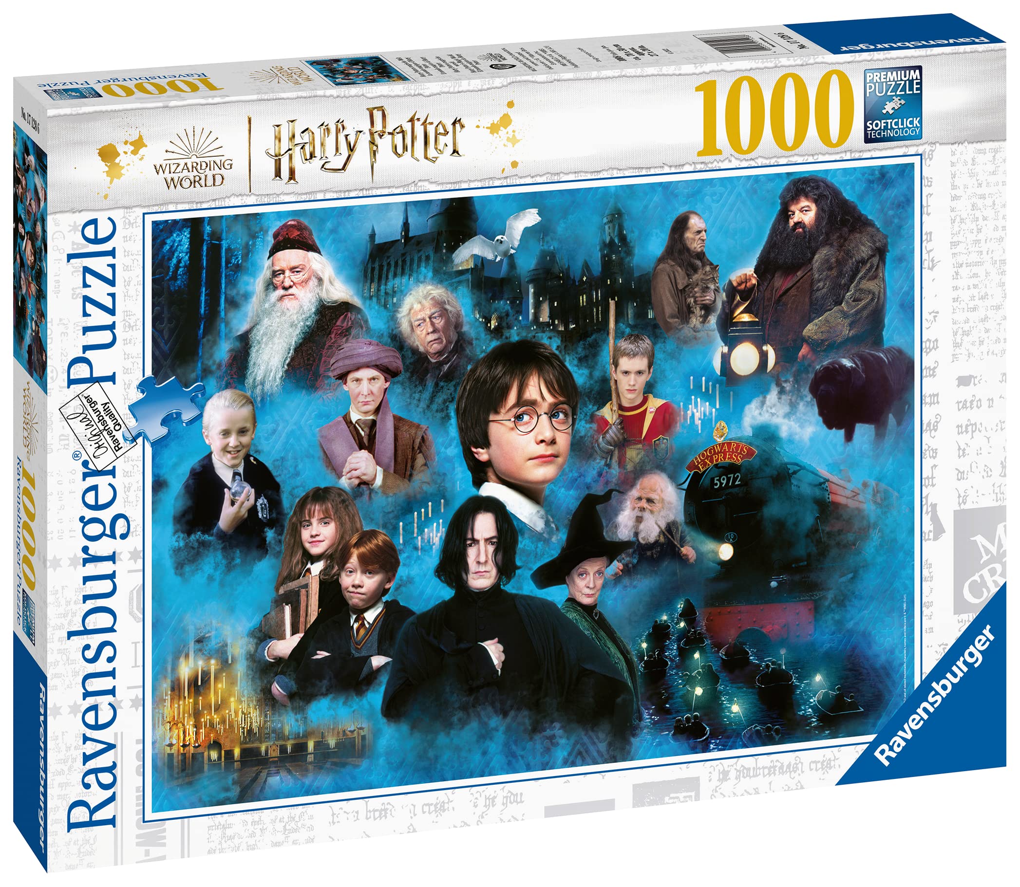 Ravensburger Harry Potter Magical World 1000-Piece Adult Jigsaw Puzzle - 17128 | Perfect for Family Game Nights, Relaxation & Harry Potter Fans