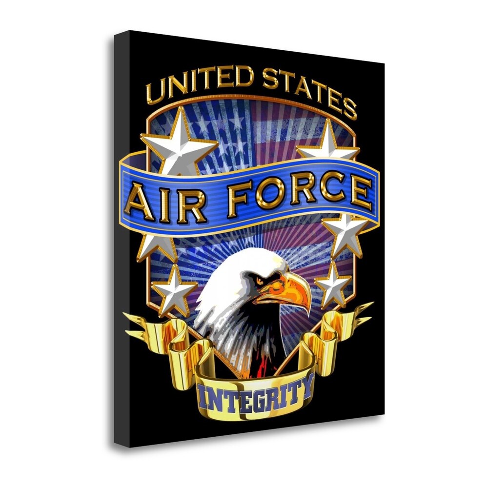 Air Force by Jim Baldwin - Premium Giclee Art Print on Gallery Wrapped Canvas - Framed & Ready to Hang - Perfect for Home Decor, Office Wall Art & Gift Ideas