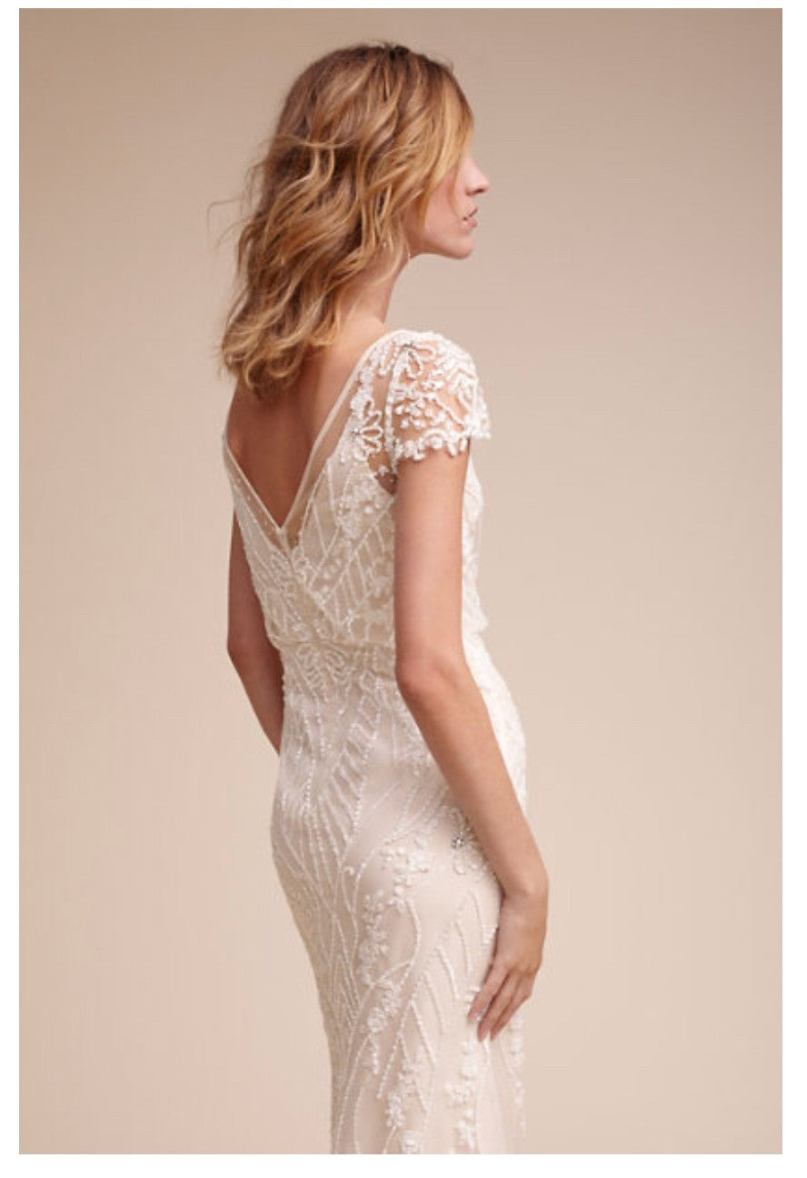 BHLDN Etoile Aurora Wedding Gown - Elegant Lace Bridal Dress for Beach, Garden & Formal Ceremonies