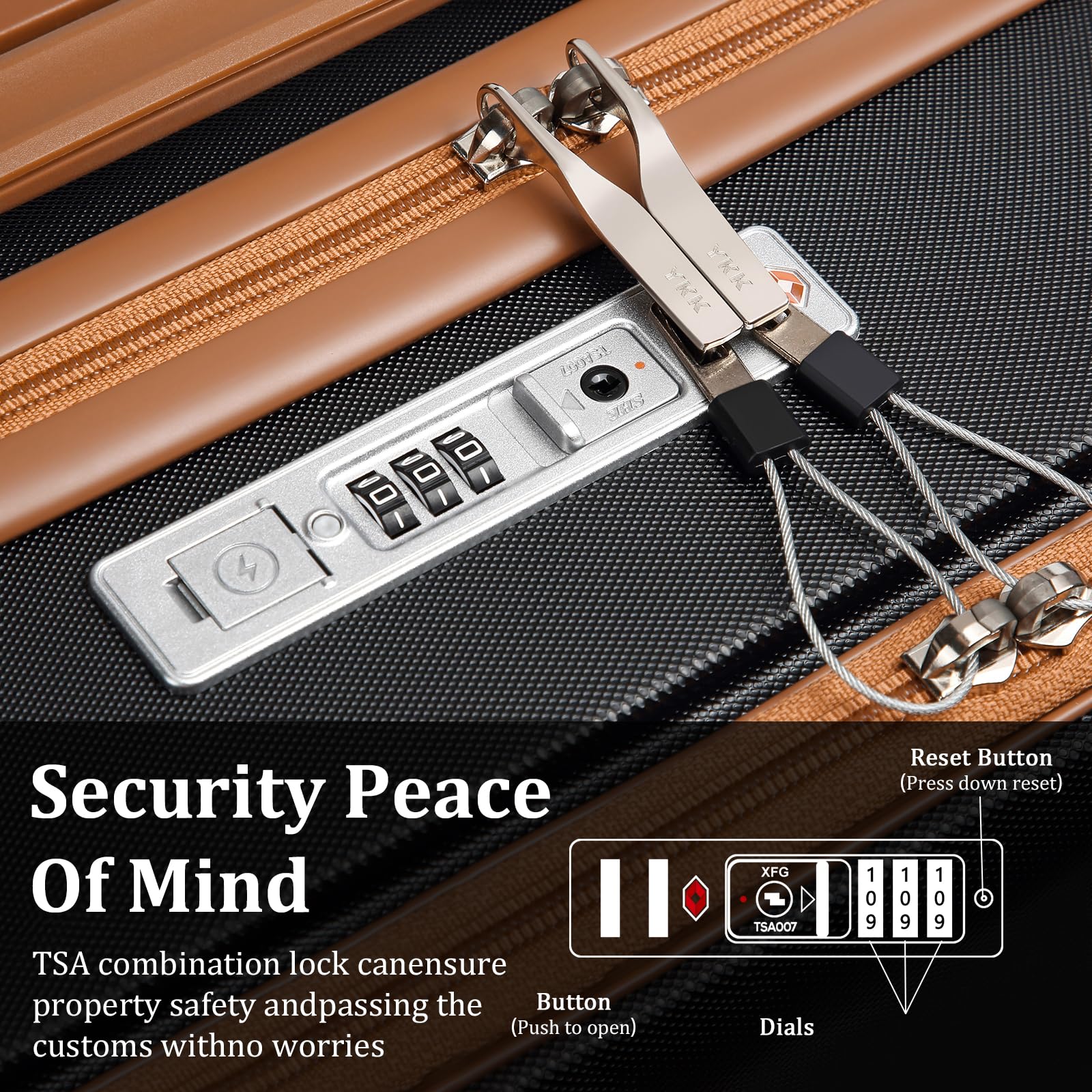 imiomo 20 Inch Hard Shell Carry on Luggage - Airline Approved TSA Lock Spinner Wheel Suitcase with USB Charging Port for Travel, Black | Perfect for Business Trips & Weekend Getaways