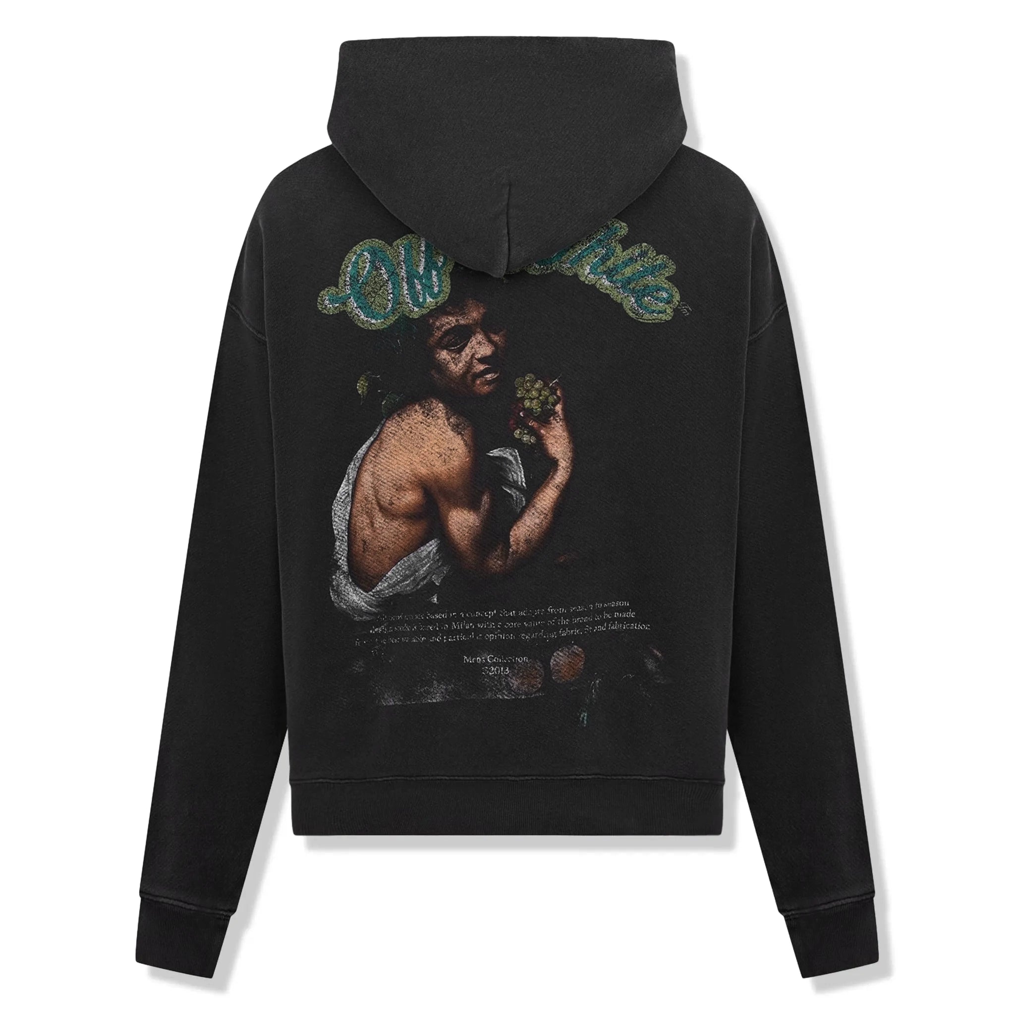 Off White Bacchus Skate Black Hoodie - Men's Streetwear Pullover for Skateboarding & Urban Fashion | Perfect for Casual Outfits & Street Style