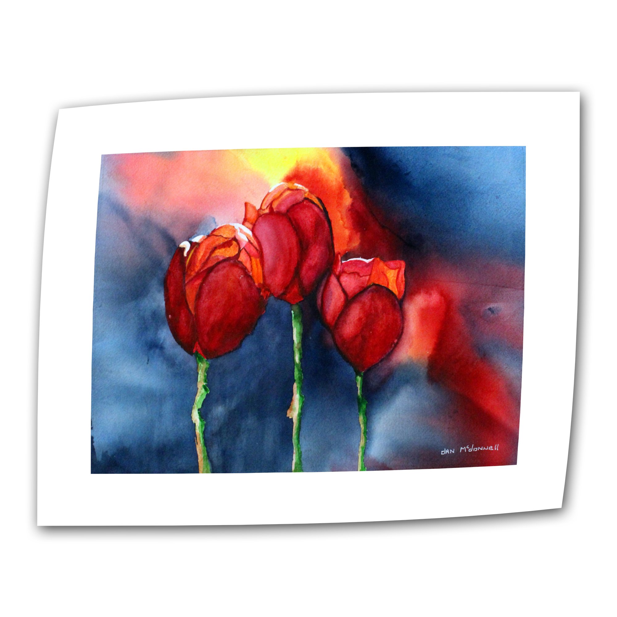 Dan McDonnell Art Wall Onions Gallery Wrapped Canvas Print - 36x48 Inch Modern Kitchen Decor - Perfect for Dining Room, Restaurant & Home Wall Art
