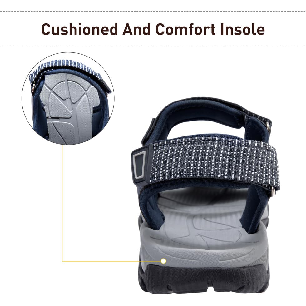 CAMEL CROWN Women's Hiking Sandals - Waterproof Closed Toe for Beach & Camping