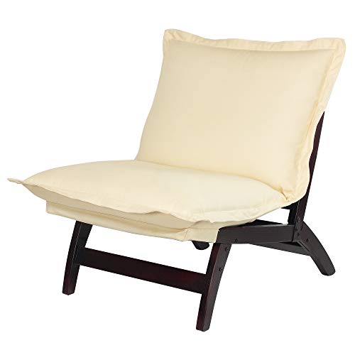 Espresso Frame, Ivory Canvas