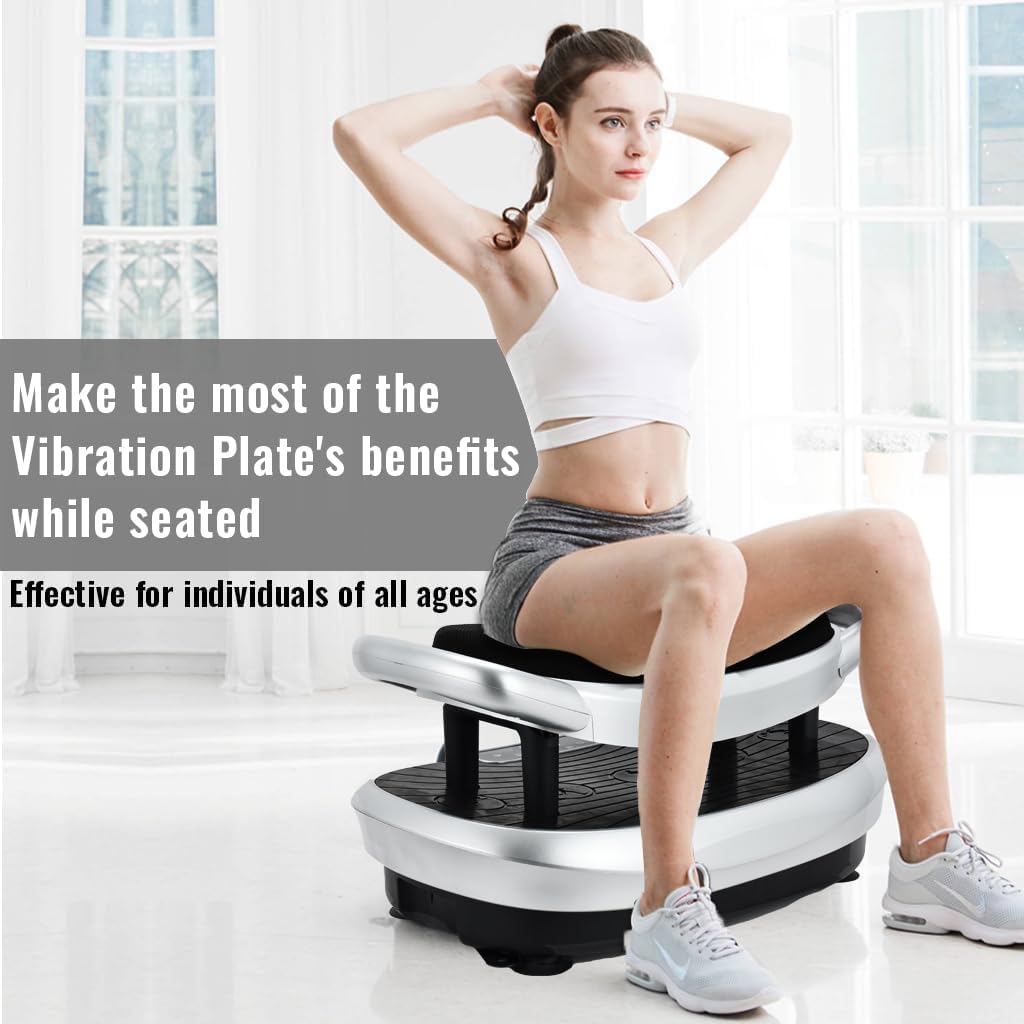 EILISON FITABS 3D Vibration Plate Exercise Machine - Oscillation & Pulsation Technology for Full Body Workout | 3D Motion Vibration Platform for Lymphatic Drainage, Weight Loss, Muscle Recovery & Home Fitness Training | Ideal for Home Gym, Physical Therapy & Post-Workout Recovery