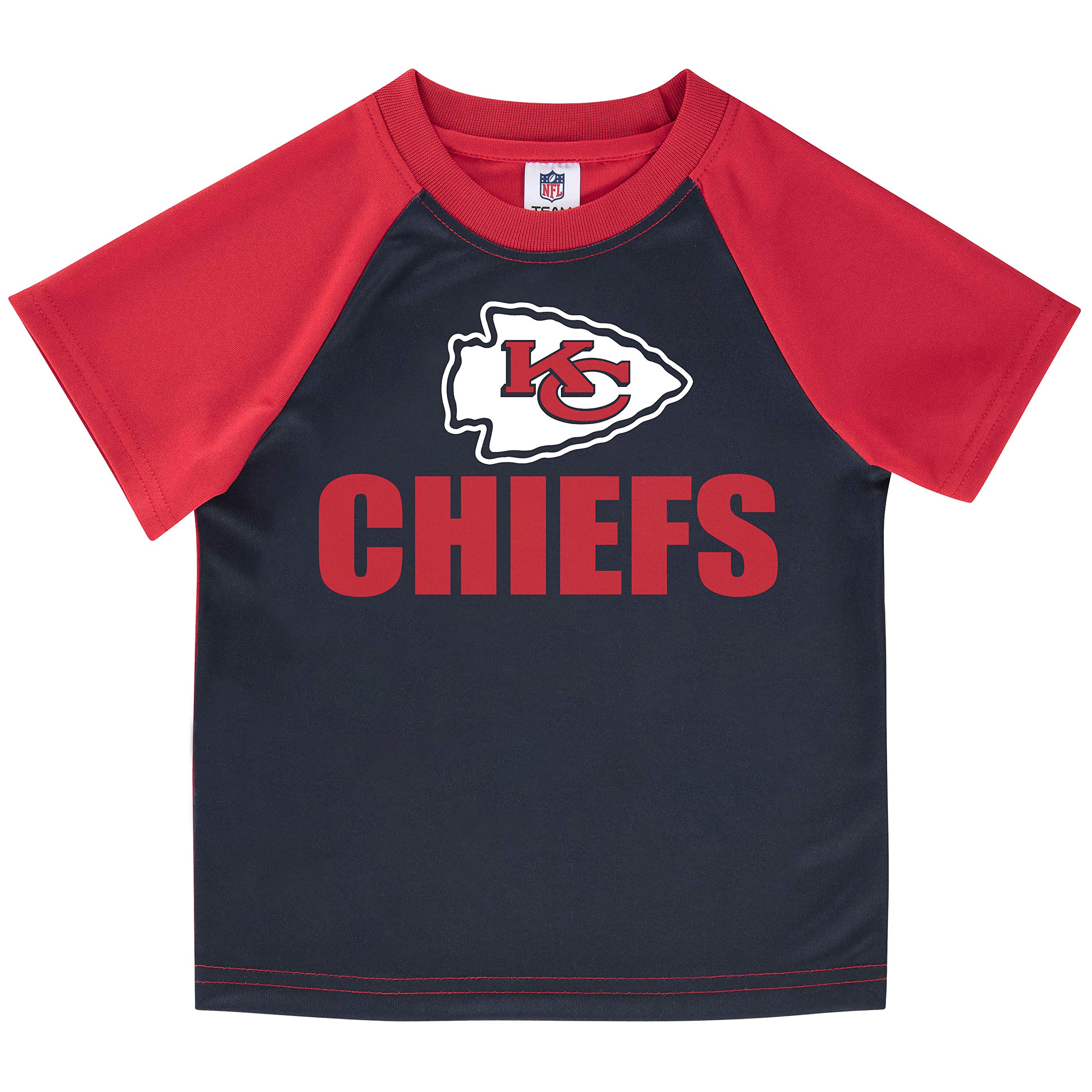 NFL Boys Short Sleeve Team Fan T-Shirt - Official Licensed Jersey Tee for Kids - Perfect for Game Day, School & Sports Events