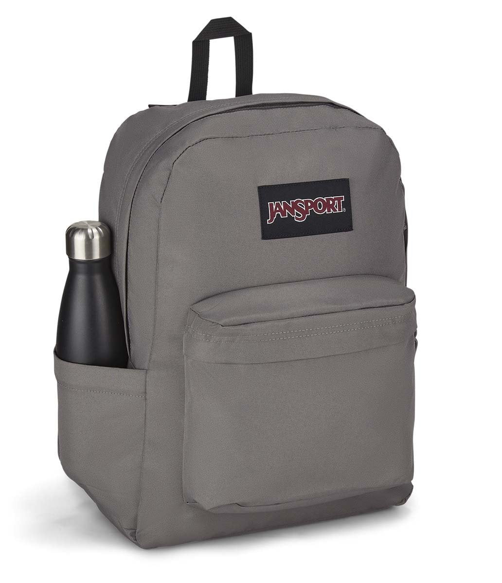 JanSport SuperBreak Plus Backpack - Lightweight Laptop Backpack for School, Travel & Work | Durable Graphite Grey Daypack for Students & Professionals