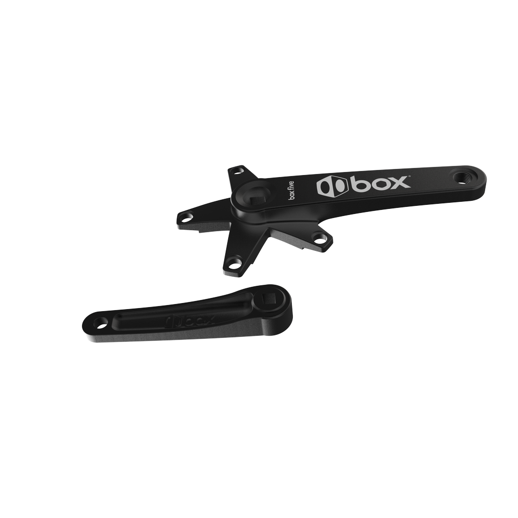 Box Five Square Taper Crankset - High-Performance Bike Crankset for Road & Mountain Bikes | Durable & Lightweight for Smooth Riding Experience
