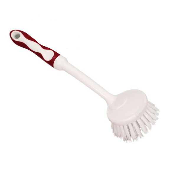 Premium Crystalwhite Dish Brush - Eco-Friendly Kitchen Cleaning Scrubber for Pots, Pans & Dishes - Perfect for Home, Restaurant & Camping Use