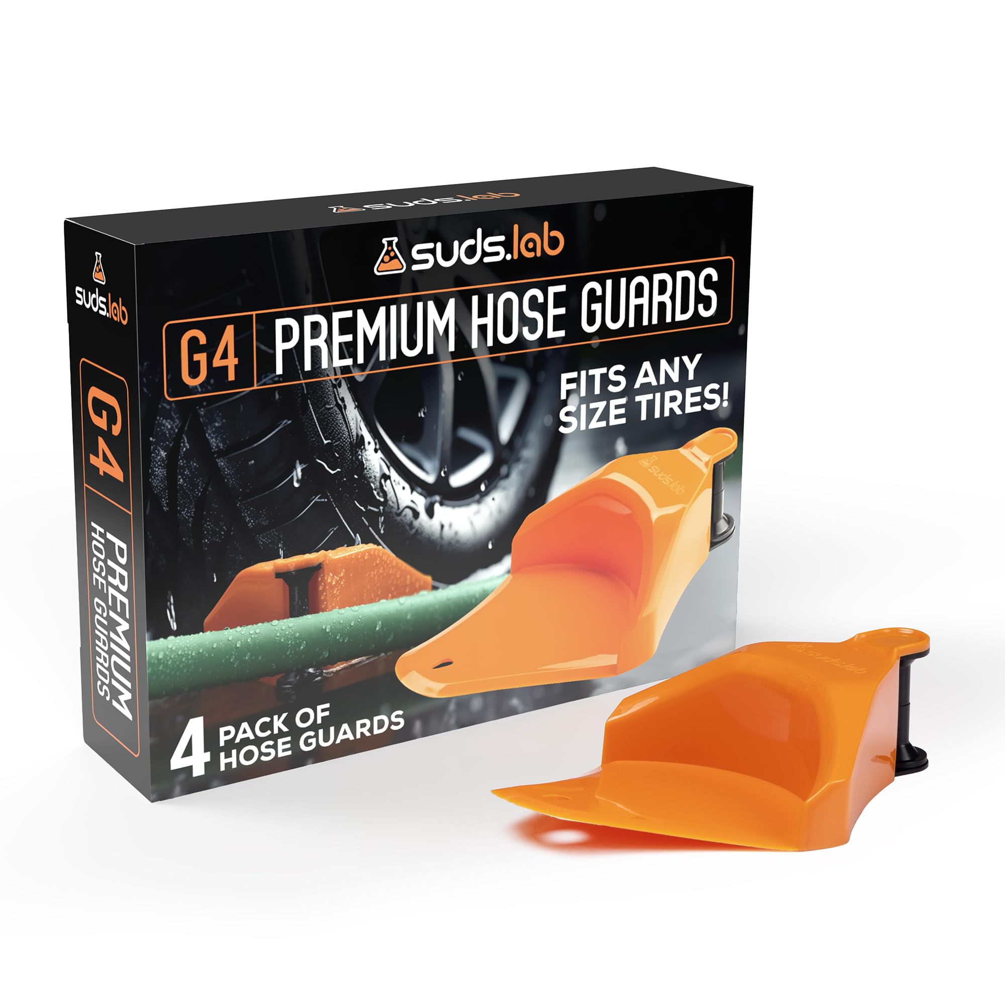 Suds Lab Car Hose Guide Roller Tool - Universal Vehicle Wash Accessory for Cars, Trucks, Motorcycles & Garden Hoses | Perfect for Auto Detailing, Tire Cleaning & Home Car Washing Stations