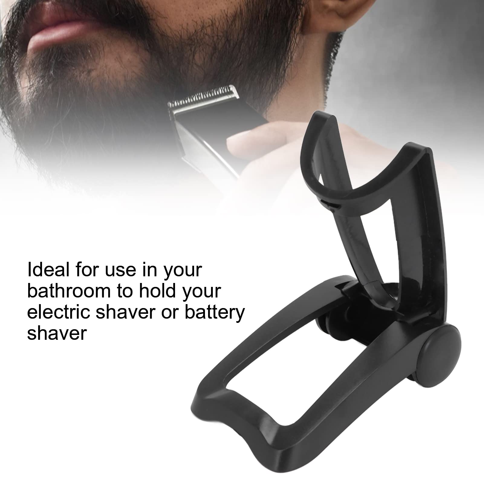 Electric Razor Holder for Shower - Universal Shaver Stand Bracket, Non-Slip Bathroom Organizer for Men - Perfect Gift for Dad & Grandpa - Ideal for Home, Travel & Gym Use