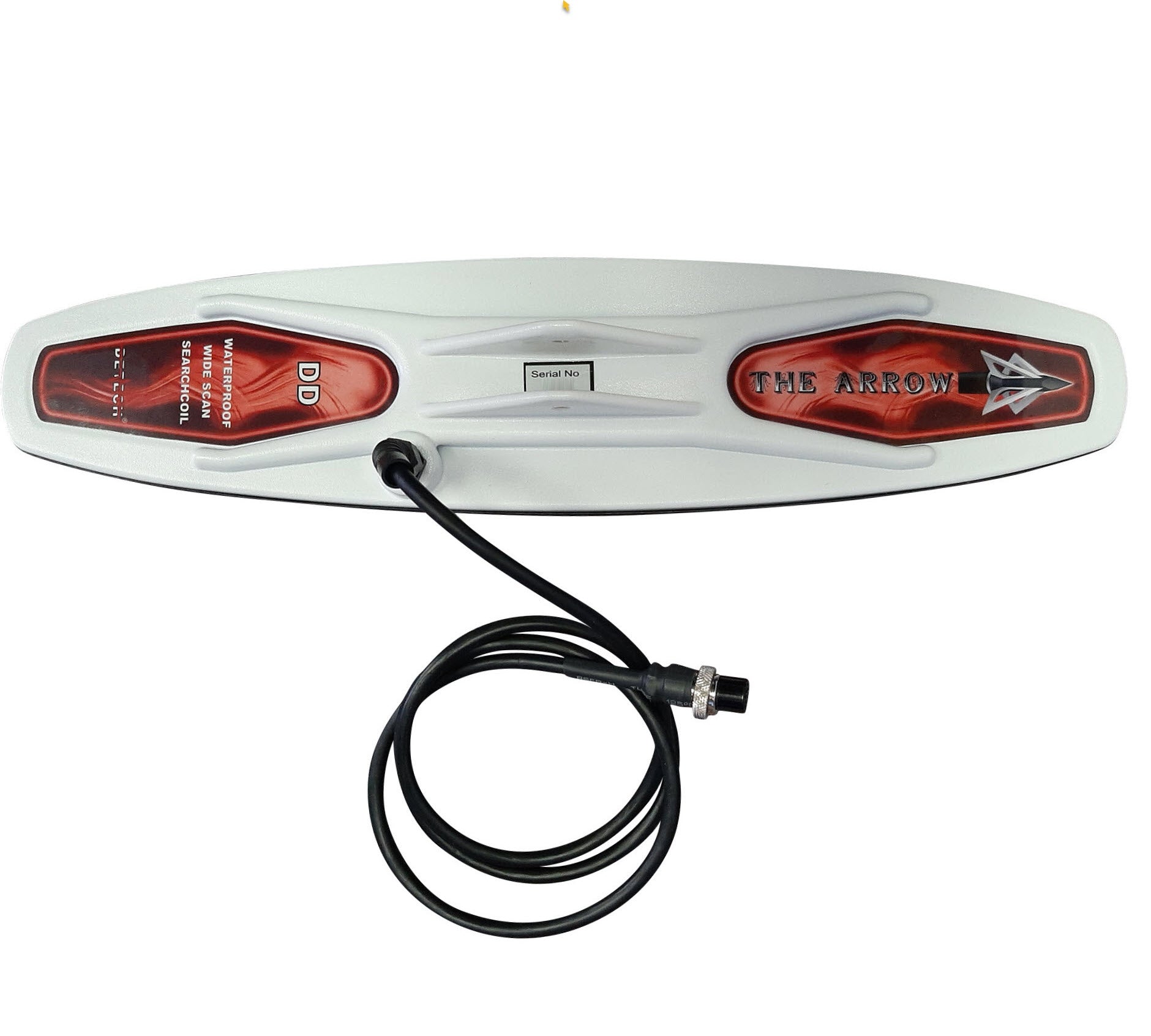 Detech Arrow 18 x 4 Widescan DD Waterproof All Terrain Search Coil - Compatible with Fisher F75, F75+, F75 LTD & F70 Metal Detectors | Perfect for Beach Hunting, Gold Prospecting & Relic Recovery