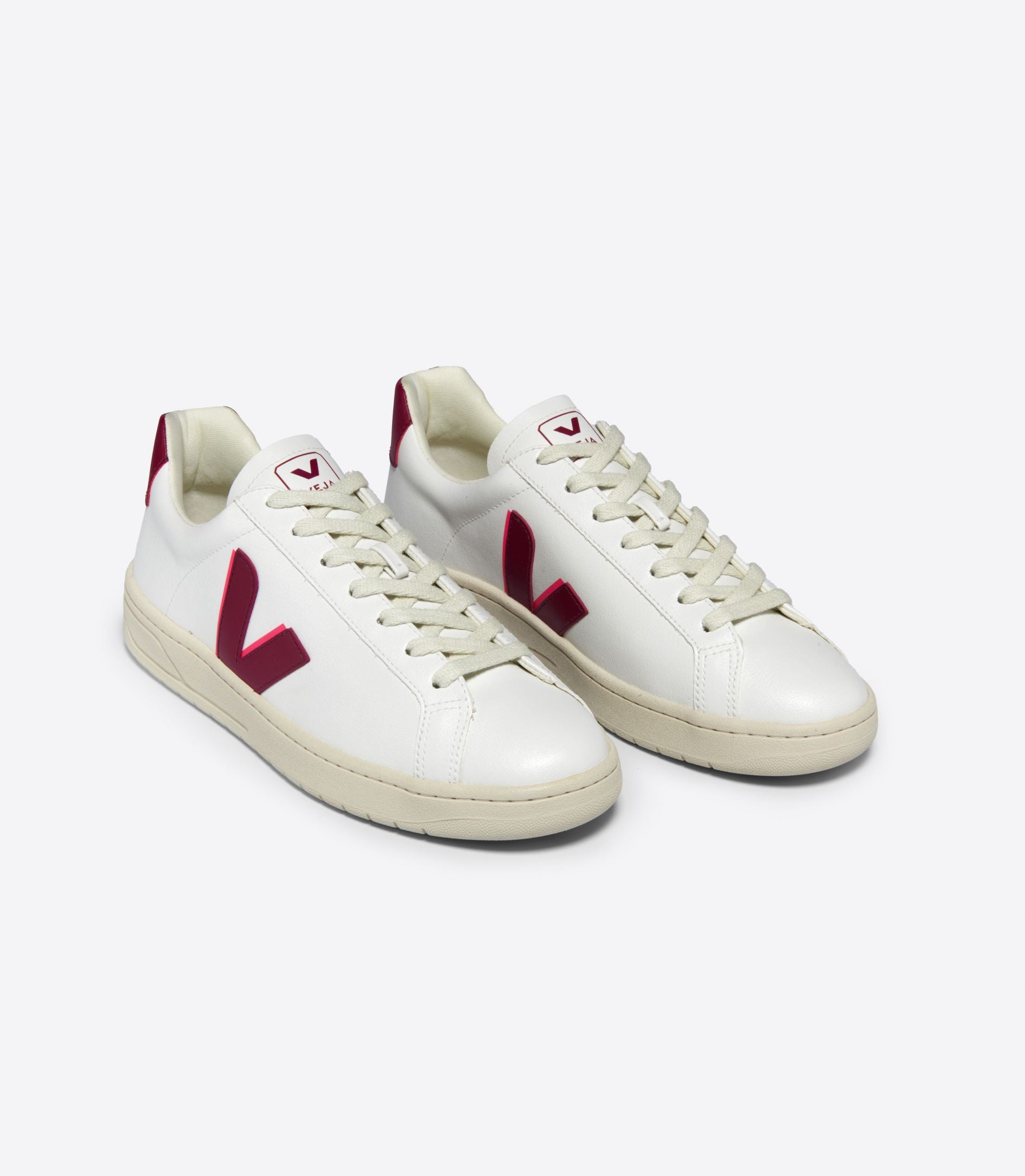 VEJA Urca CWL Sneakers in Marsala Rose Fluo - Sustainable Vegan Leather Shoes for Women | Perfect for Casual Wear, Gym & Outdoor Activities